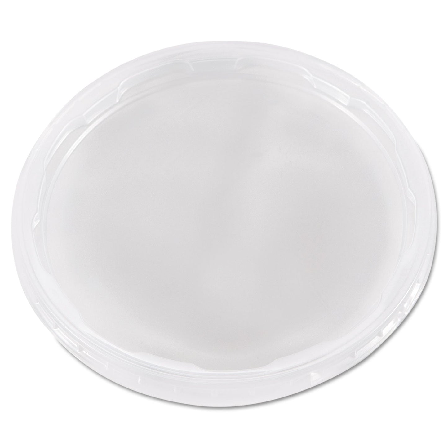 WNA Deli Container Lids, Plug-Style, Clear, Plastic, 50/Pack, 10 Packs/Carton