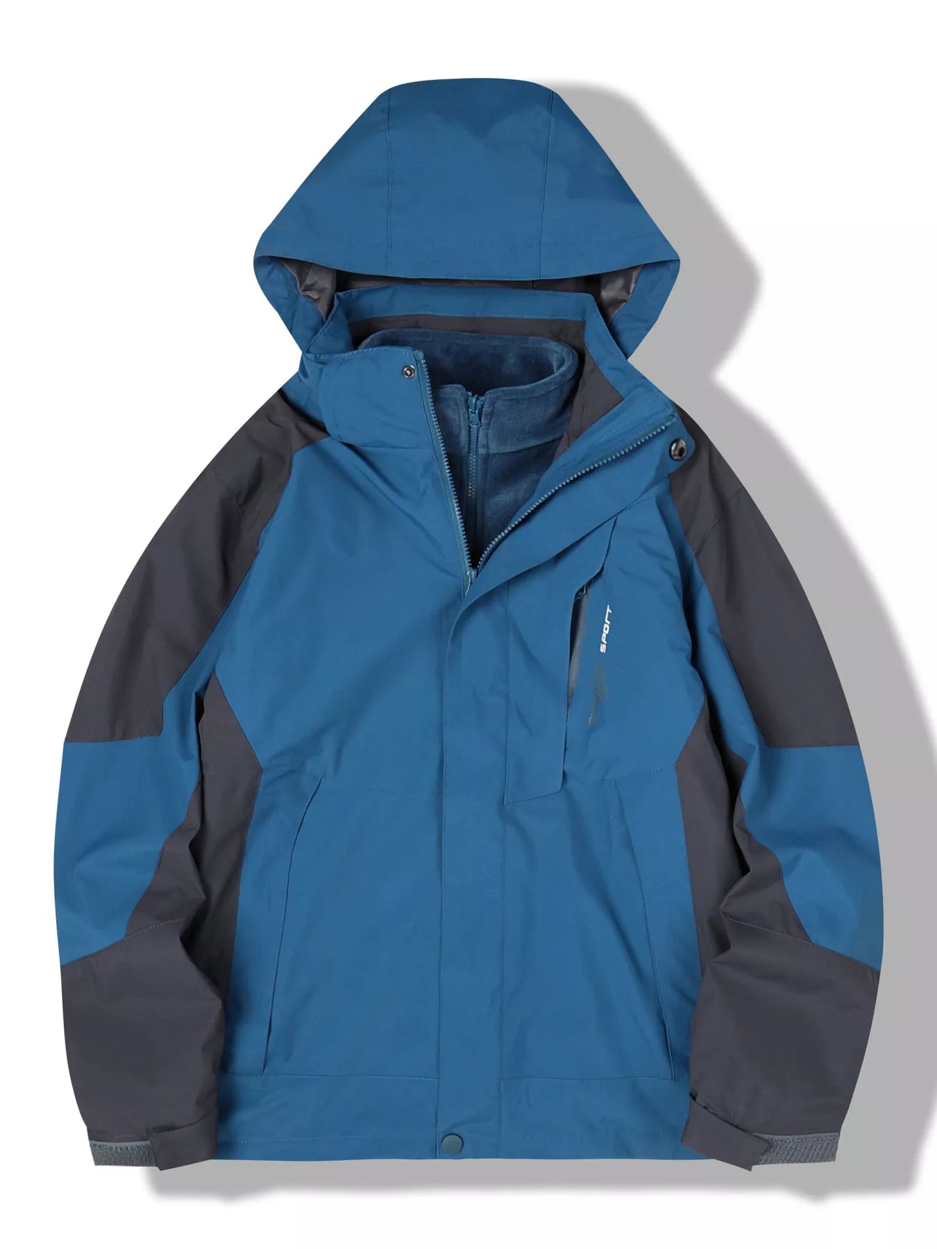 Men's Plus Size Waterproof Windproof Outdoor Jacket