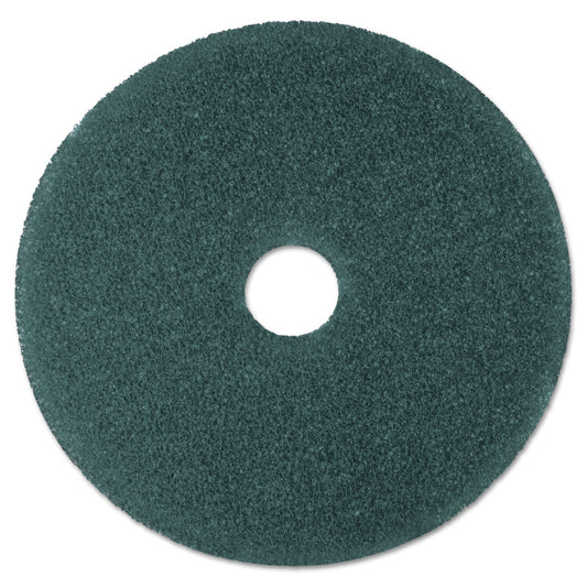3M Low-Speed High Productivity Floor Pads 5300, 19" Diameter, Blue, 5/Carton