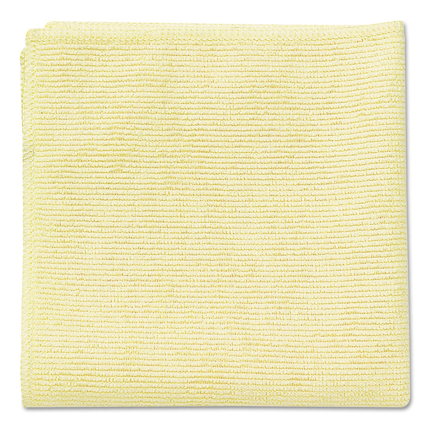 Rubbermaid Microfiber Cleaning Cloths, 16 x 16, Yellow, 24/Pack