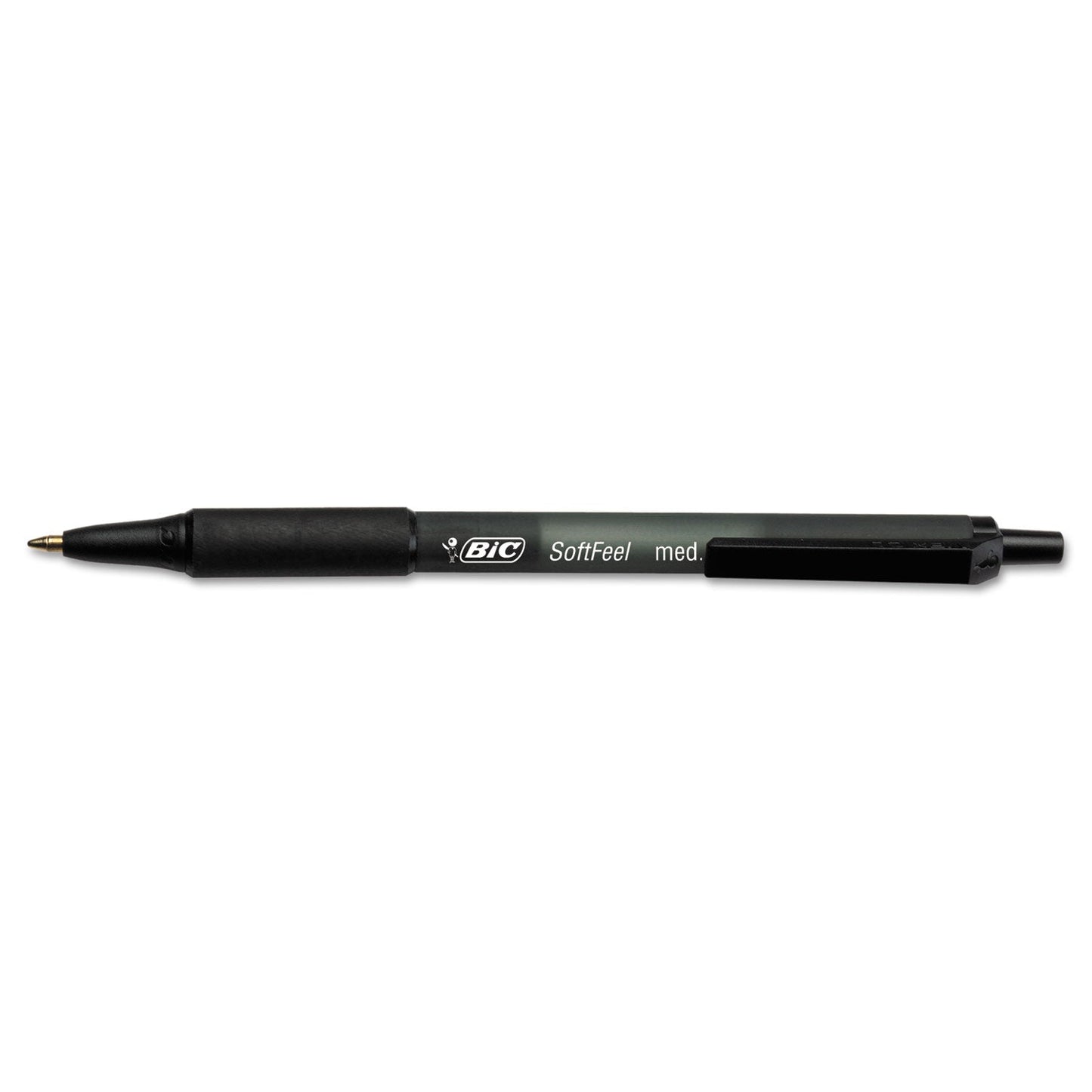 BIC Soft Feel Ballpoint Pen Value Pack, Retractable, Medium 1 mm, Assorted Ink and Barrel Colors, 36/Pack