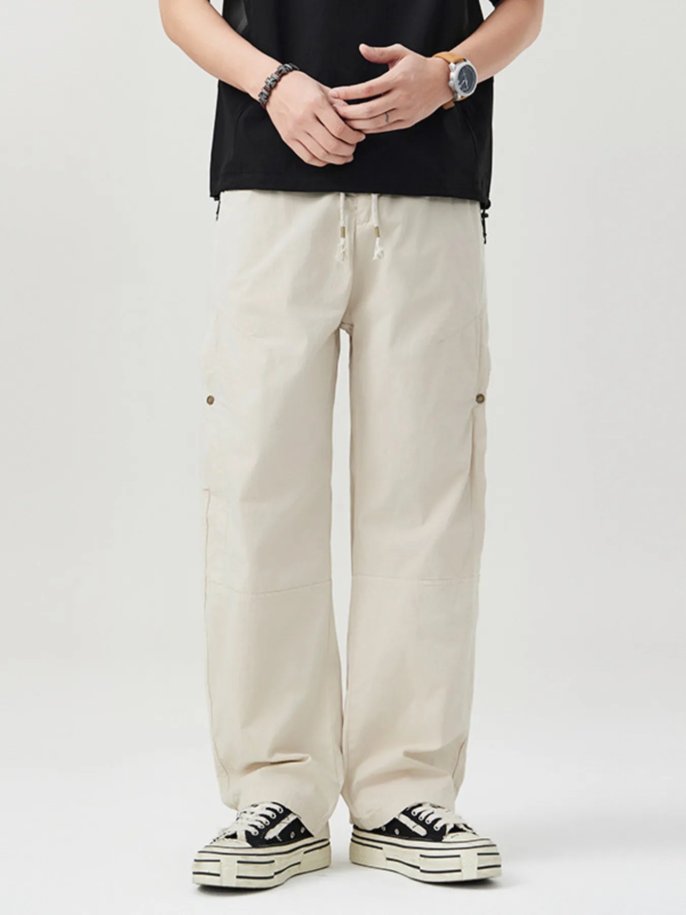 Men's Full Size Loose Fit Cargo Pants Plus Size