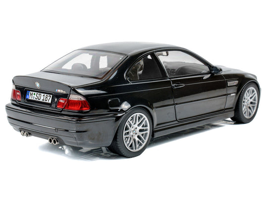 2003 BMW M3 CSL Saphire Black 1/18 Diecast Model Car by Norev