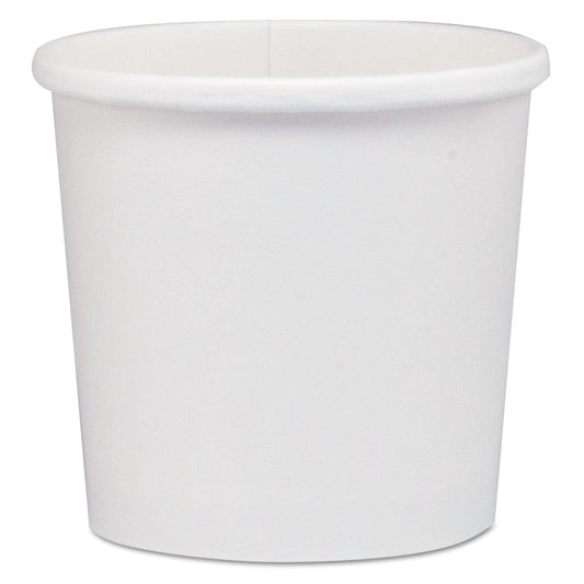 Dart Flexstyle Double Poly Paper Containers, 12 oz, 3.6" Diameter, White, Paper, 25/Bag, 20 Bags/Carton