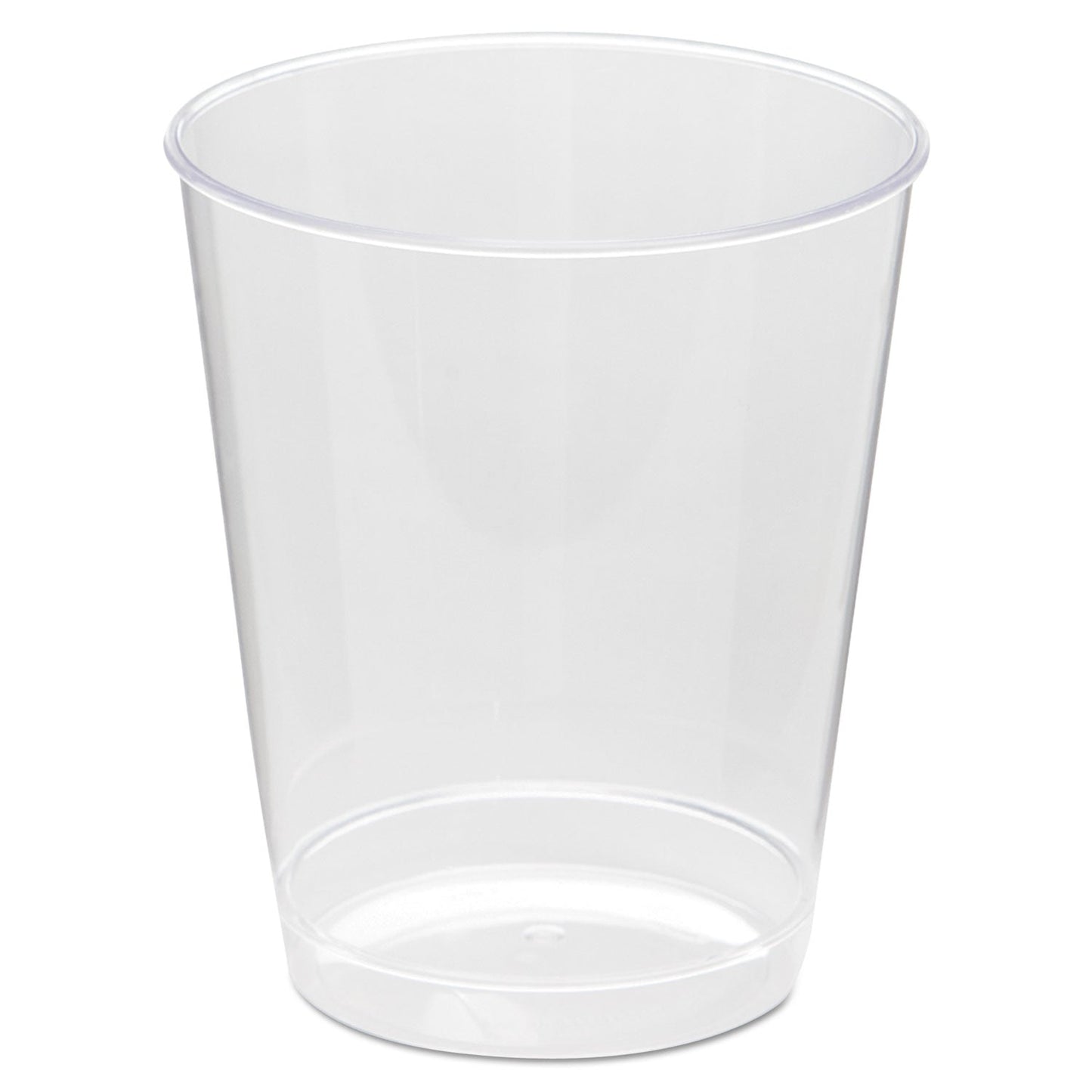 WNA Comet Plastic Tumbler, 8 oz, Clear, Tall, 25/Pack, 20 Packs/Carton
