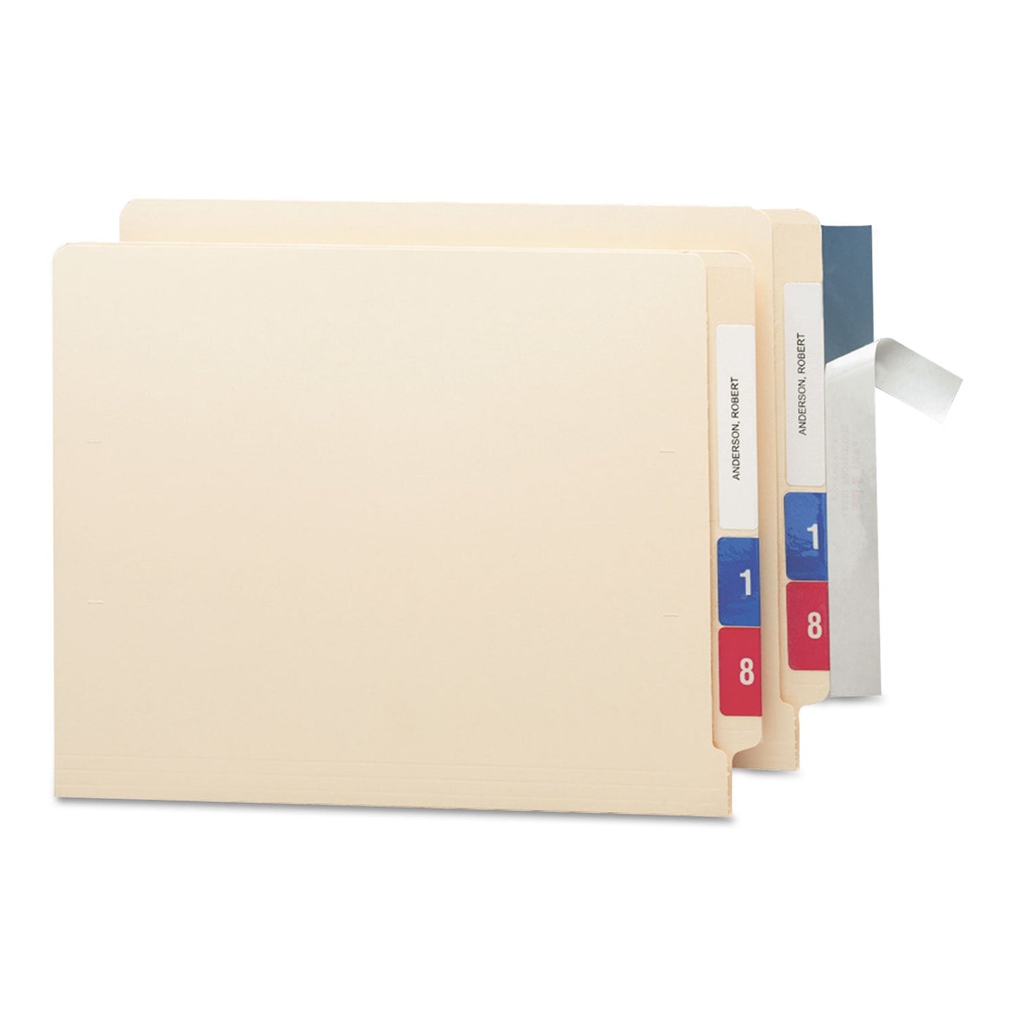 Smead Seal and View File Folder Label Protector, Clear Laminate, 8 x 1.69, 100/Pack