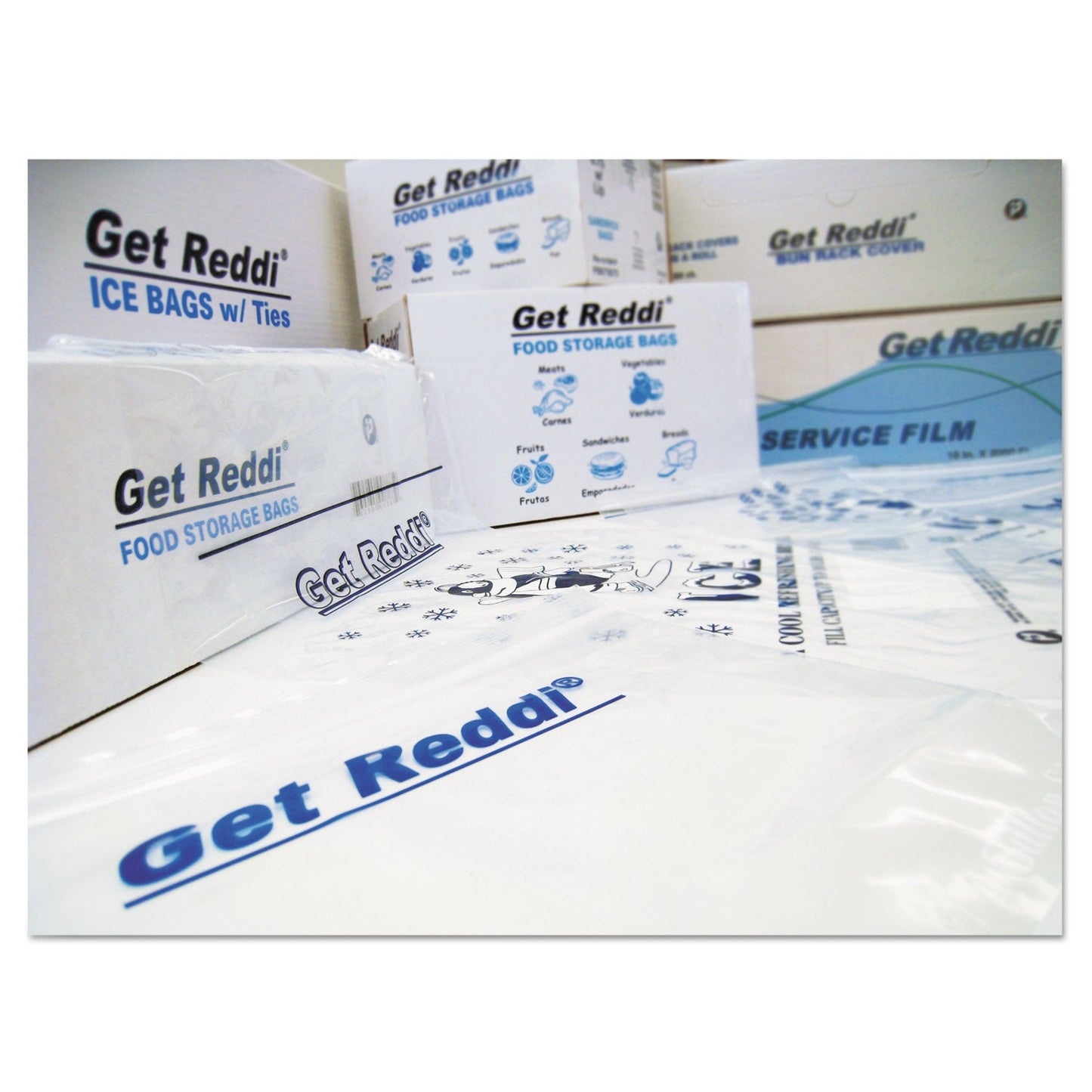 Inteplast Group Food Bags, 24 qt, 1 mil, 12" x 30", Clear, 500/Carton