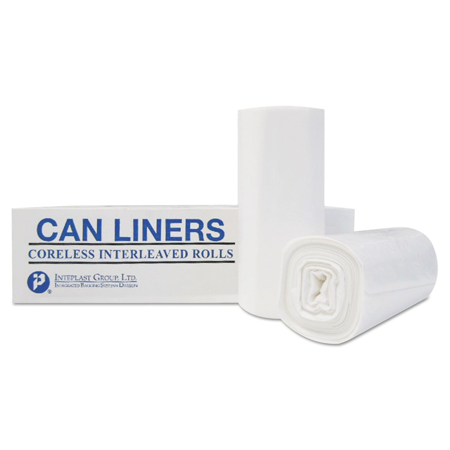 Inteplast Group Institutional Low-Density Can Liners, 33 gal, 1.3 mil, 33" x 39", Red, 150/Carton