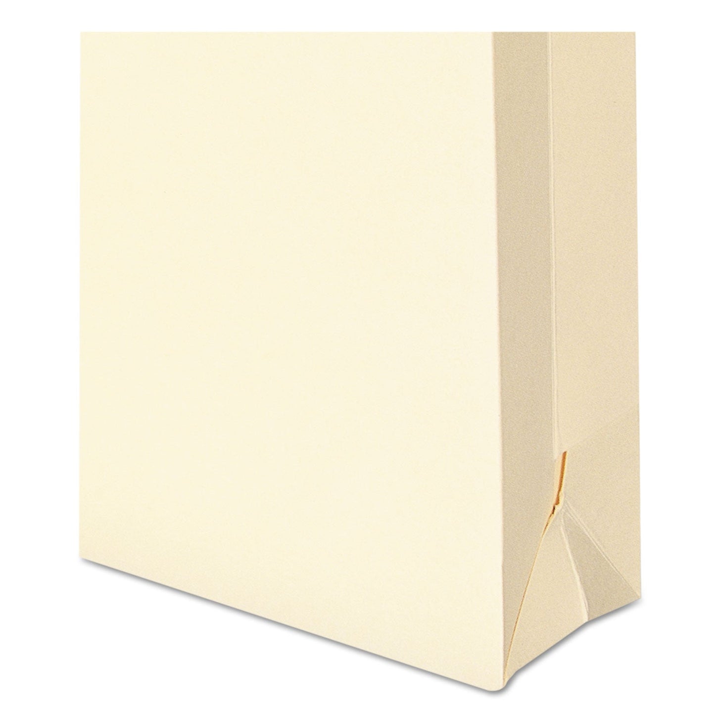 Smead 100% Recycled Top Tab File Jackets, Straight Tab, Letter Size, Manila, 50/Box