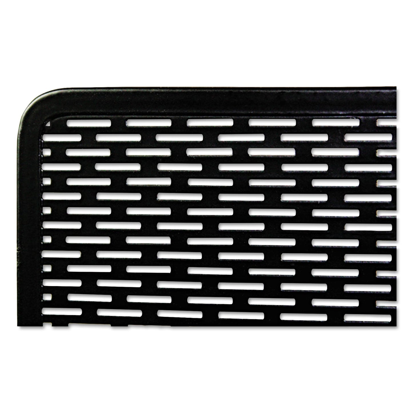 Artistic Urban Collection Punched Metal Magazine File, 3.5 x 10 x 11.5, Black