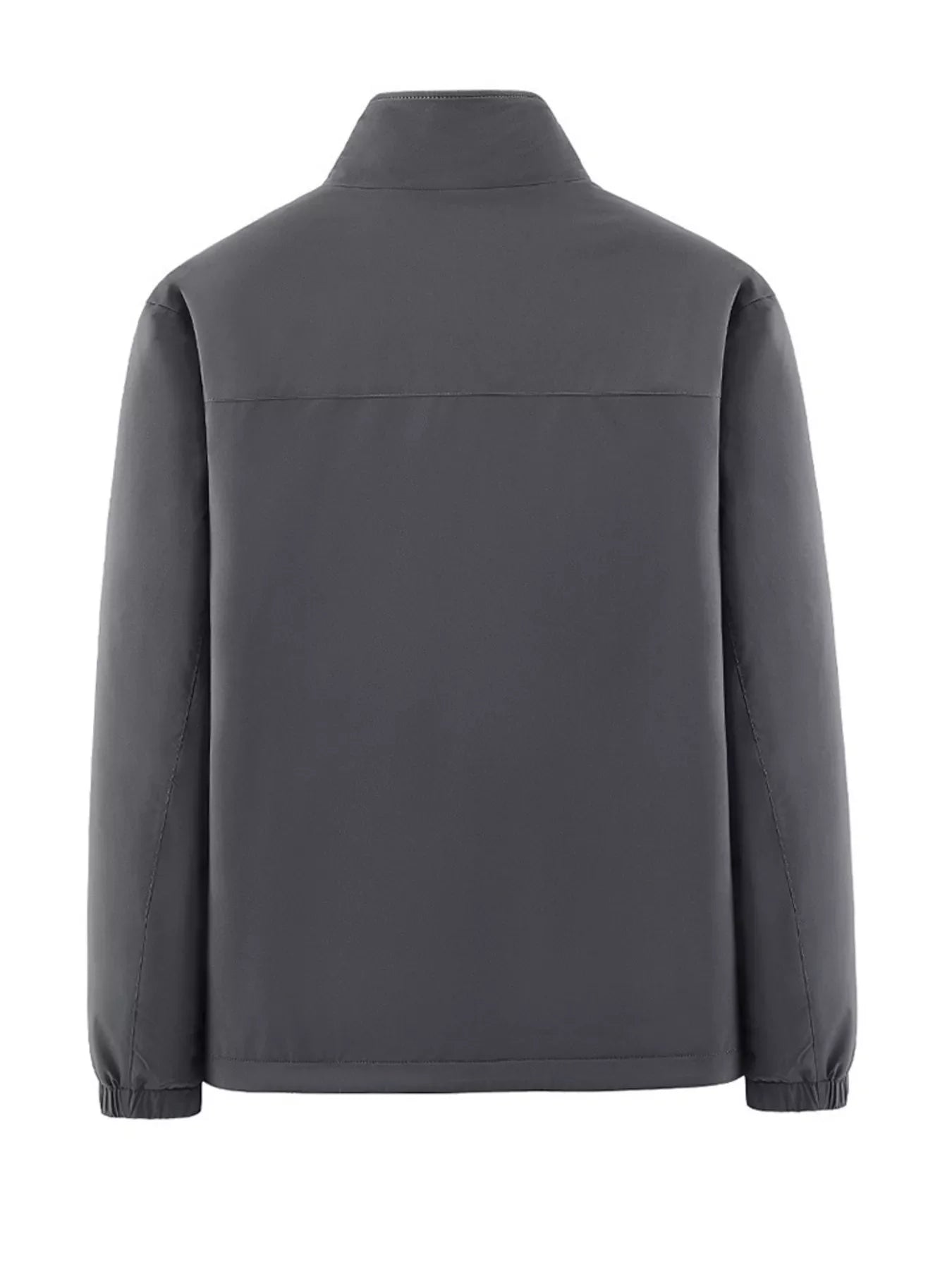 Men's Plus Size Casual Stand Collar Zip-Up Lightweight Jacket