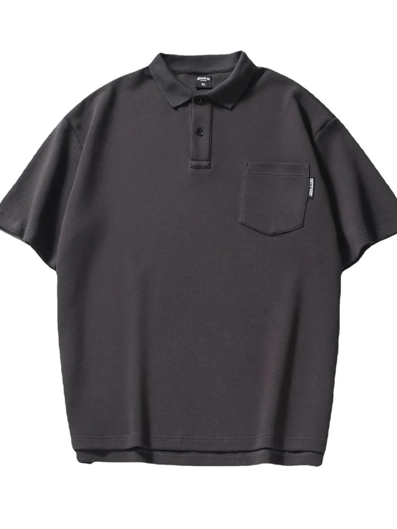 Men's Plus Size Button Detail Short Sleeve Polo