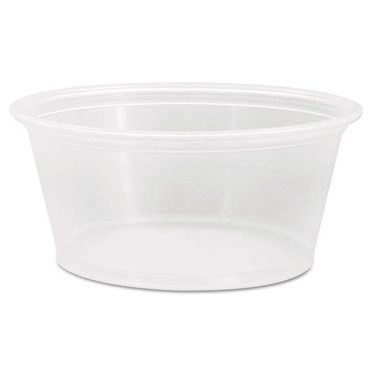 Dart Conex Complements Portion/Medicine Cups, 3.25 oz, Clear, 125/Bag, 20 Bags/Carton