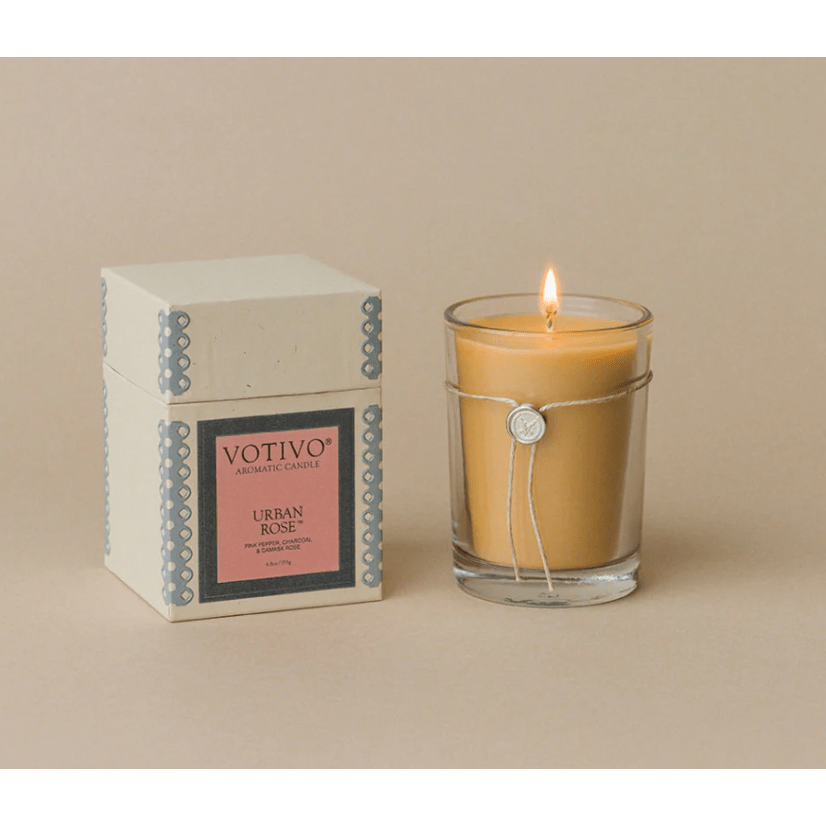 Votivo Aromatic Candle Urban Rose 6.8oz