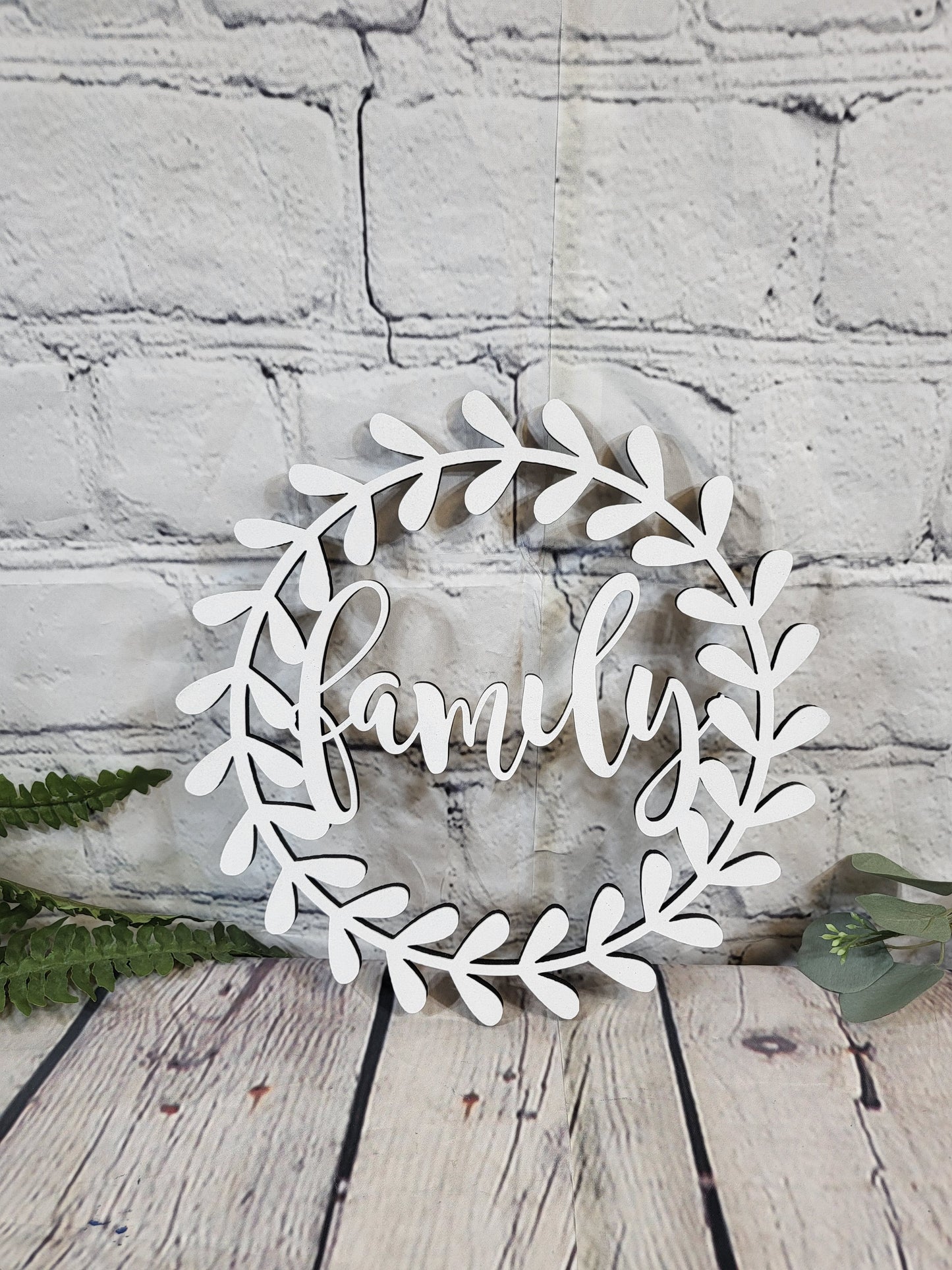 MDF Family Wreath