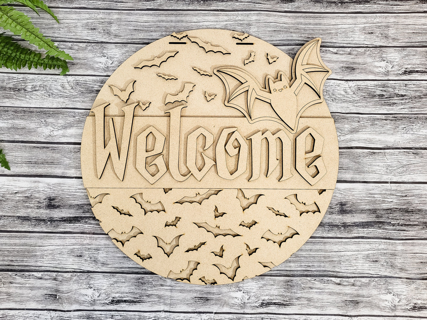 Welcome Bats DIY Unfinished Kit