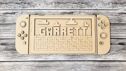 3D Personalized Nintendo Switch Minecraft DIY Unfinished Kit