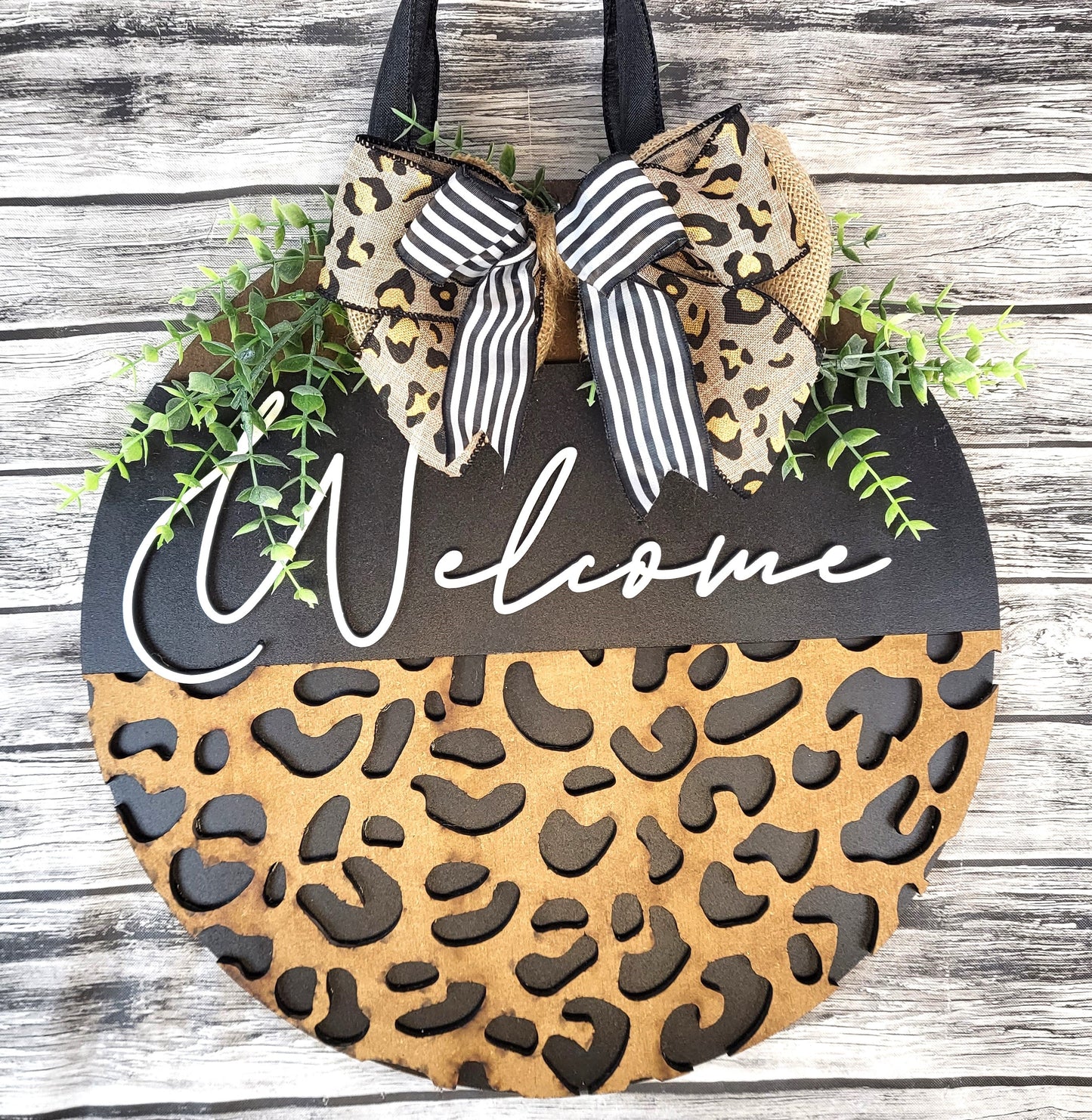 Finished - Welcome Leopard Print