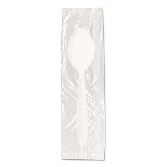 Dart Reliance Medium Heavy Weight Cutlery, Teaspoon, White, 1000/Carton