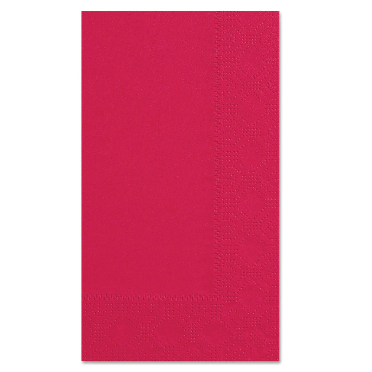 Hoffmaster Dinner Napkins, 2-Ply, 15 x 17, Red, 1000/Carton