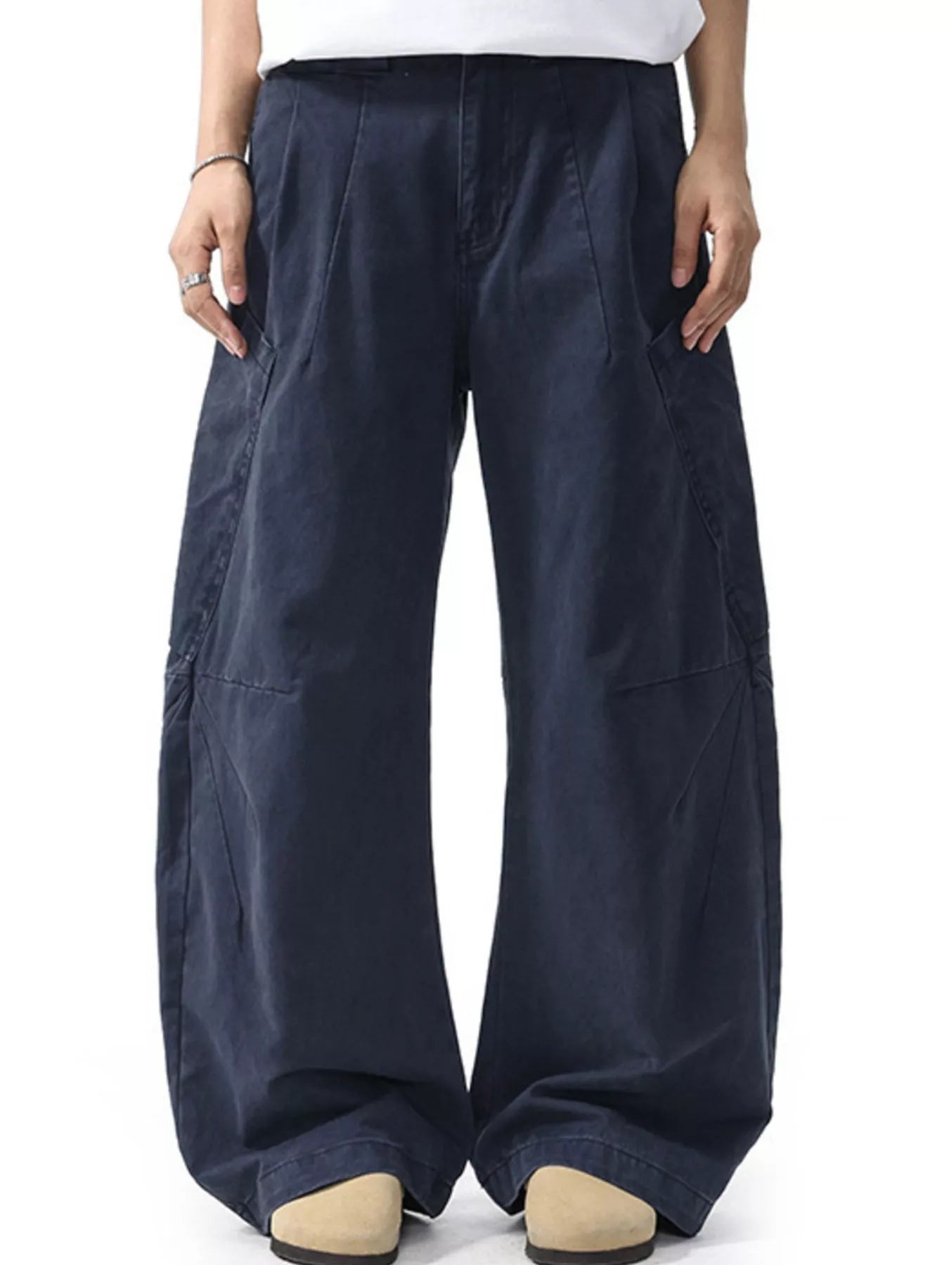Men's Wide Leg Cargo Pants