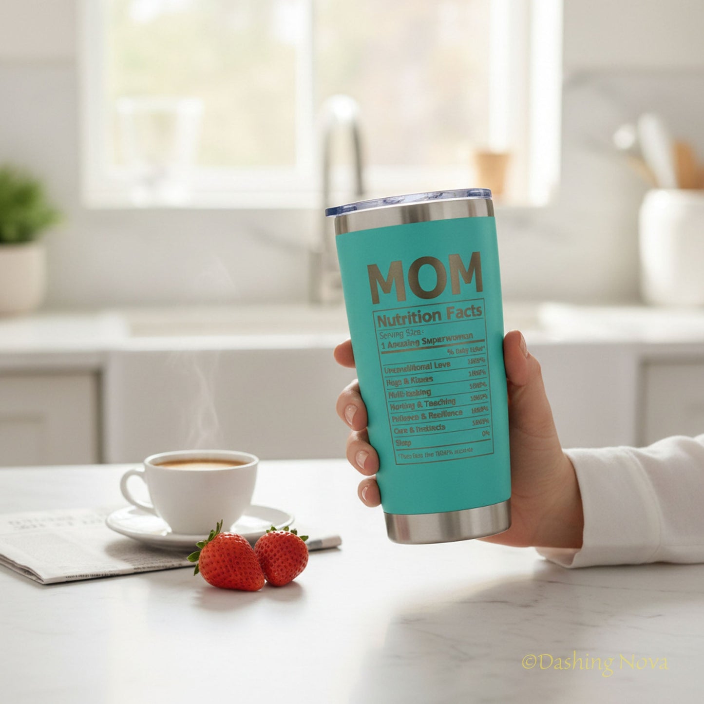 20oz Best Mom Ever Tumbler Gift for Mother's Day Birthday Holidays