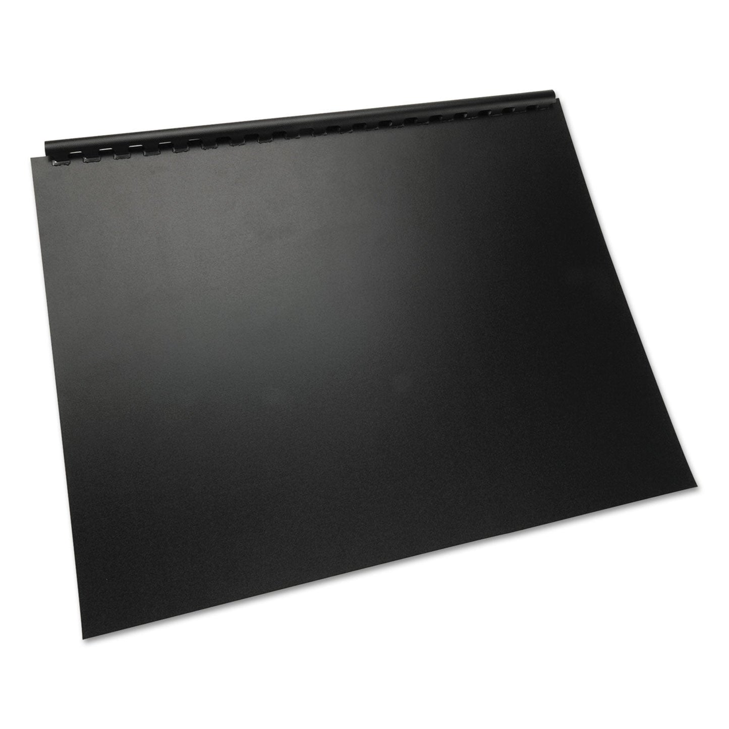 GBC 100% Recycled Poly Binding Cover, Black, 11 x 8.5, Unpunched, 25/Pack