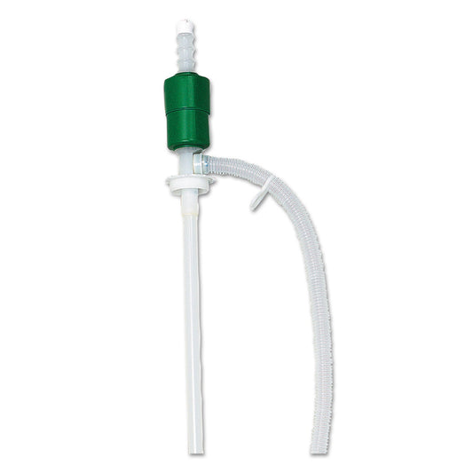 Boardwalk Drum Pump, 5 gpm, Plastic, 46" Tall, Clear, 25/Carton