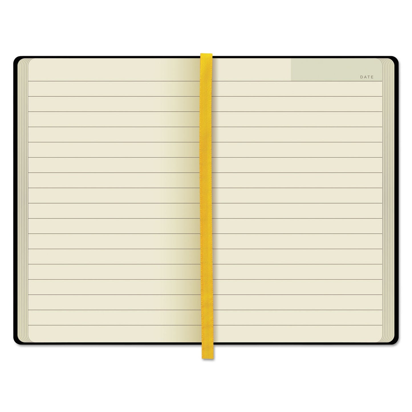 TOPS Idea Collective Journal, Hardcover with Elastic Closure, 1 Subject, Wide/Legal Rule, Black Cover, 5.5 x 3.5, 96 Sheets