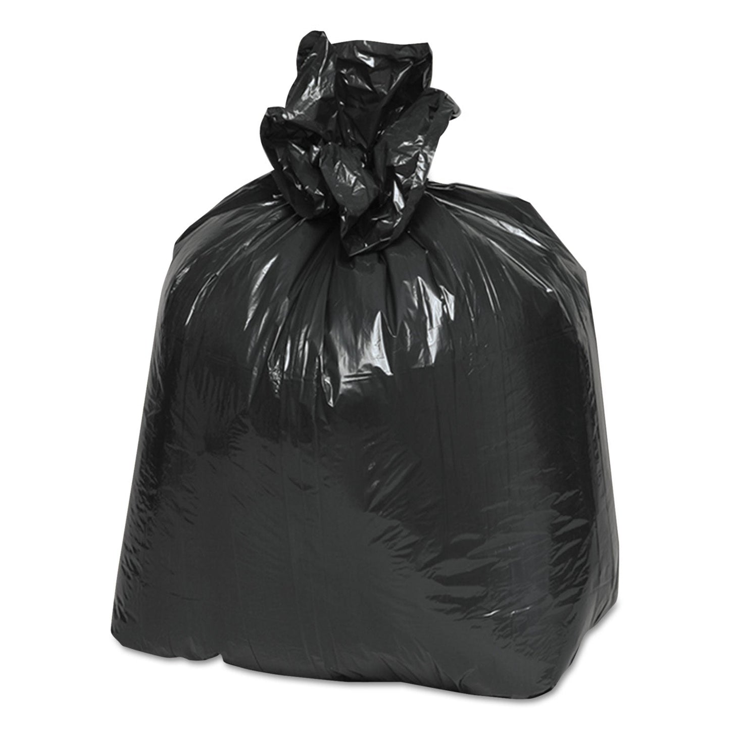 Earthsense Linear Low Density Recycled Can Liners, 10 gal, 0.85 mil, 24" x 23", Black, 500/Carton