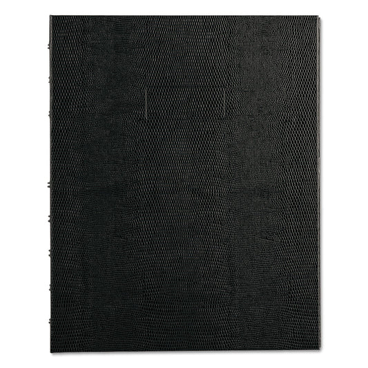 Blueline NotePro Notebook, 1 Subject, Narrow Rule, Black Cover, 9.25 x 7.25, 75 Sheets