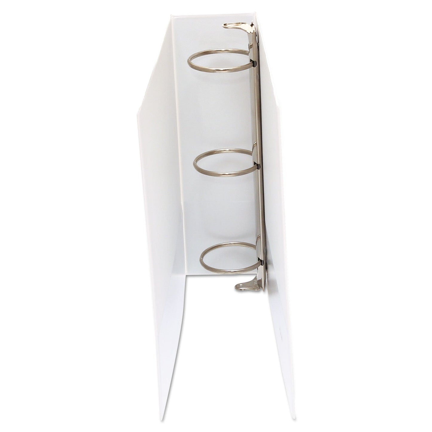 Universal Economy Round Ring View Binder, 3 Rings, 3" Capacity, 11 x 8.5, White