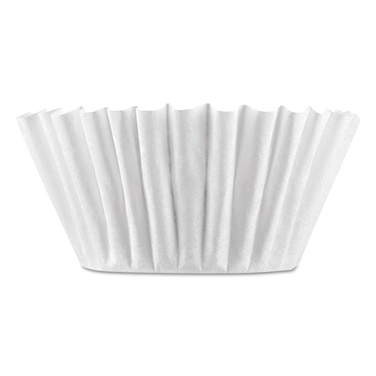 BUNN Coffee Filters, 8 to 12 Cup Size, Flat Bottom, 100/Pack, 12 Packs/Carton