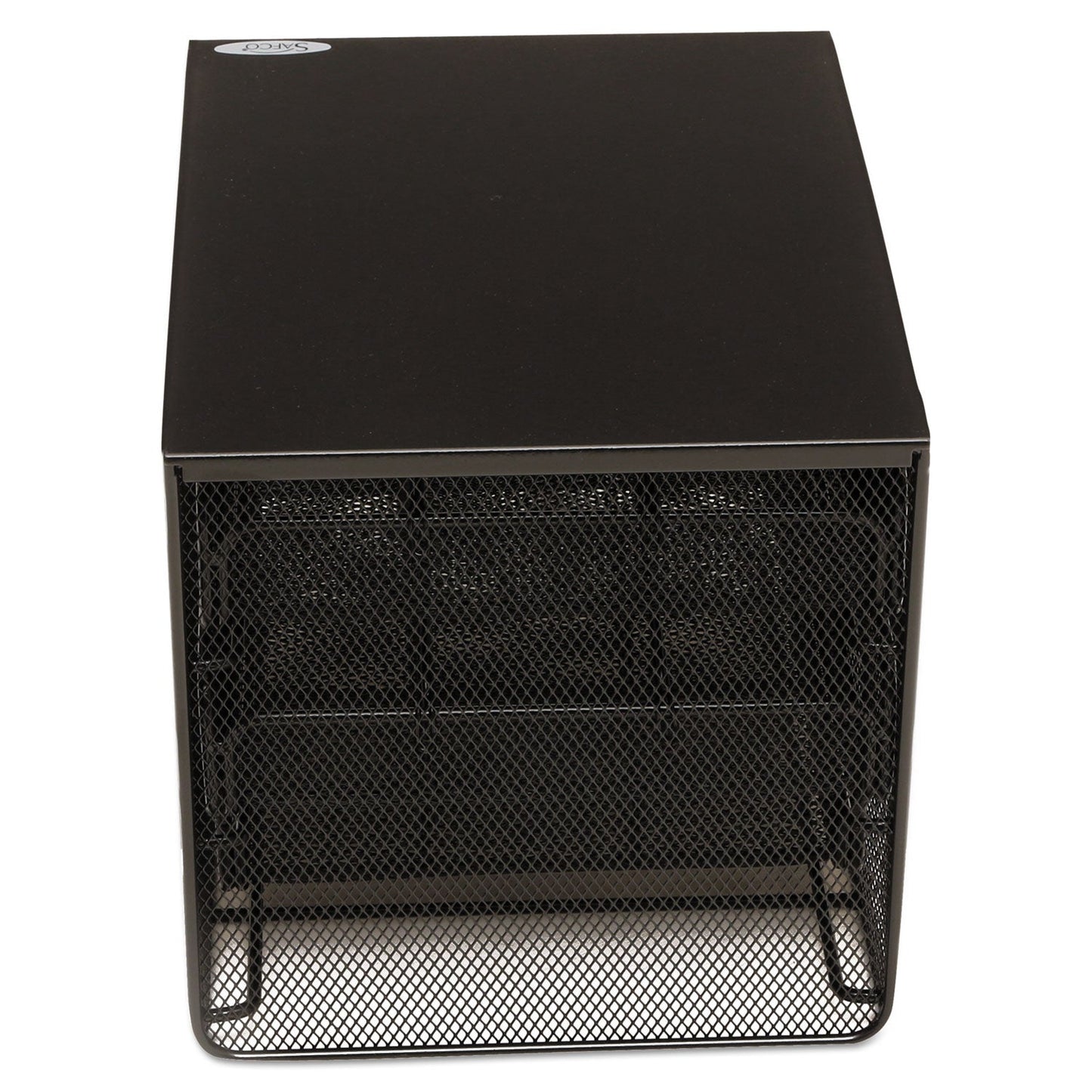 Safco 3 Drawer Hospitality Organizer, 7 Compartments, 11.5 x 8.25 x 8.25, Black