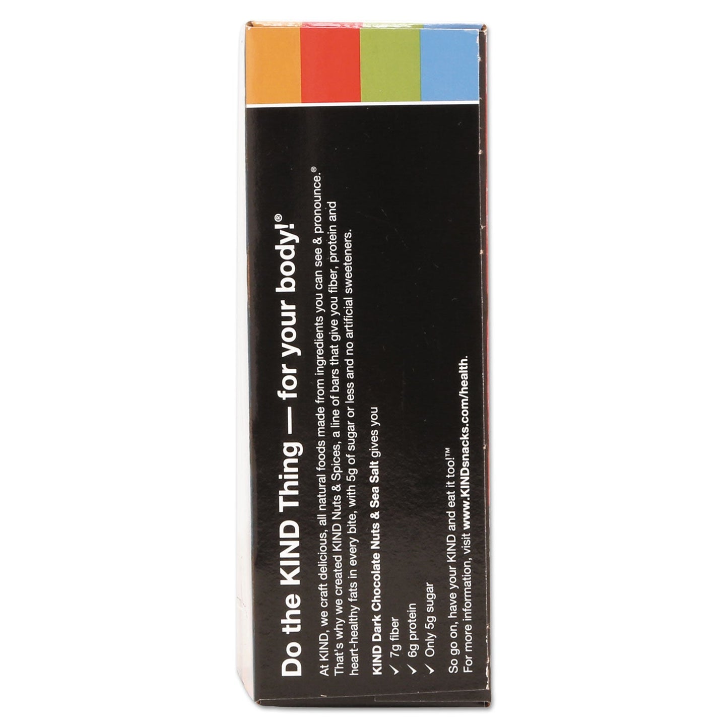 KIND Nuts and Spices Bar, Dark Chocolate Nuts and Sea Salt, 1.4 oz, 12/Box