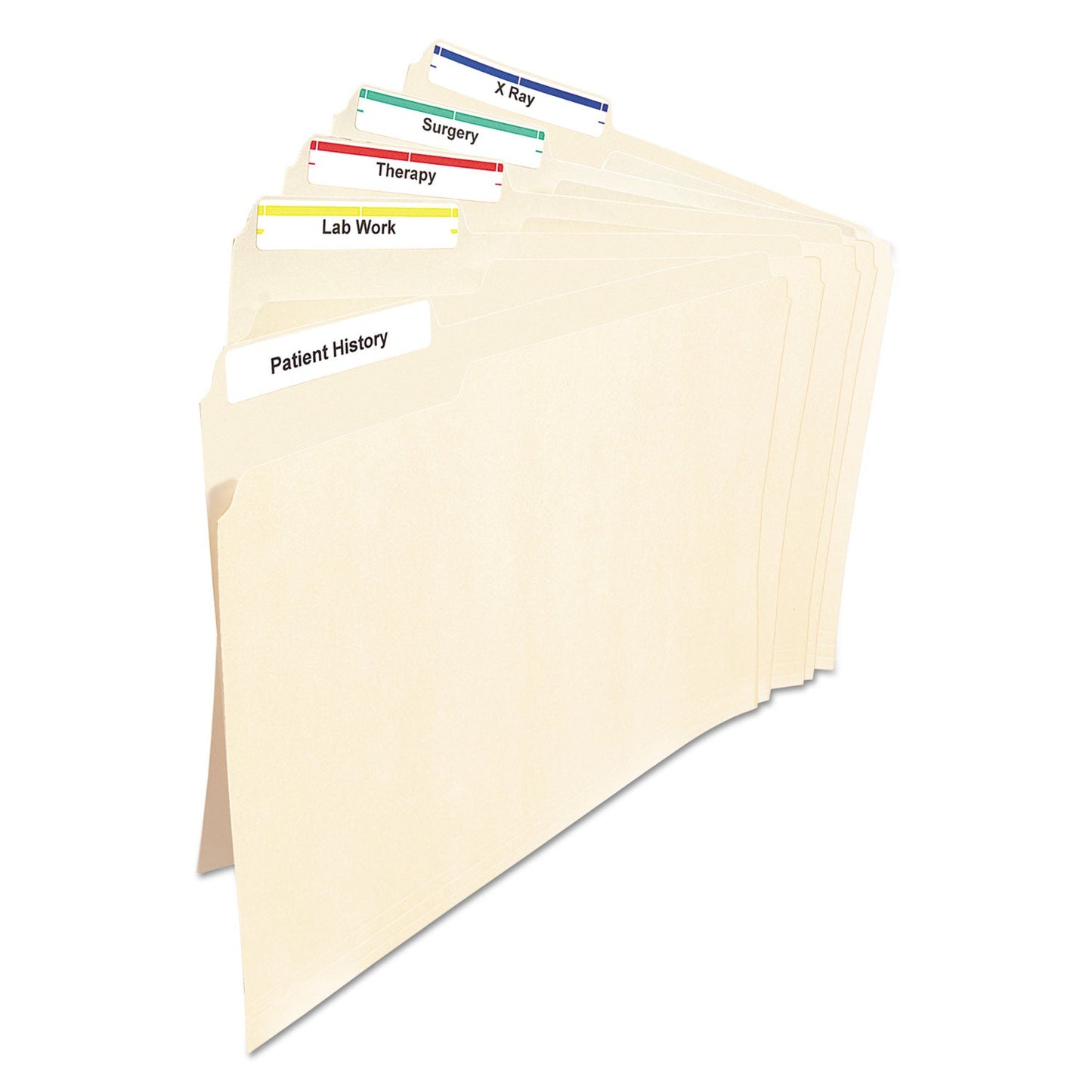 Avery Permanent TrueBlock File Folder Labels with Sure Feed Technology, 0.66 x 3.44, White, 30/Sheet, 25 Sheets/Pack