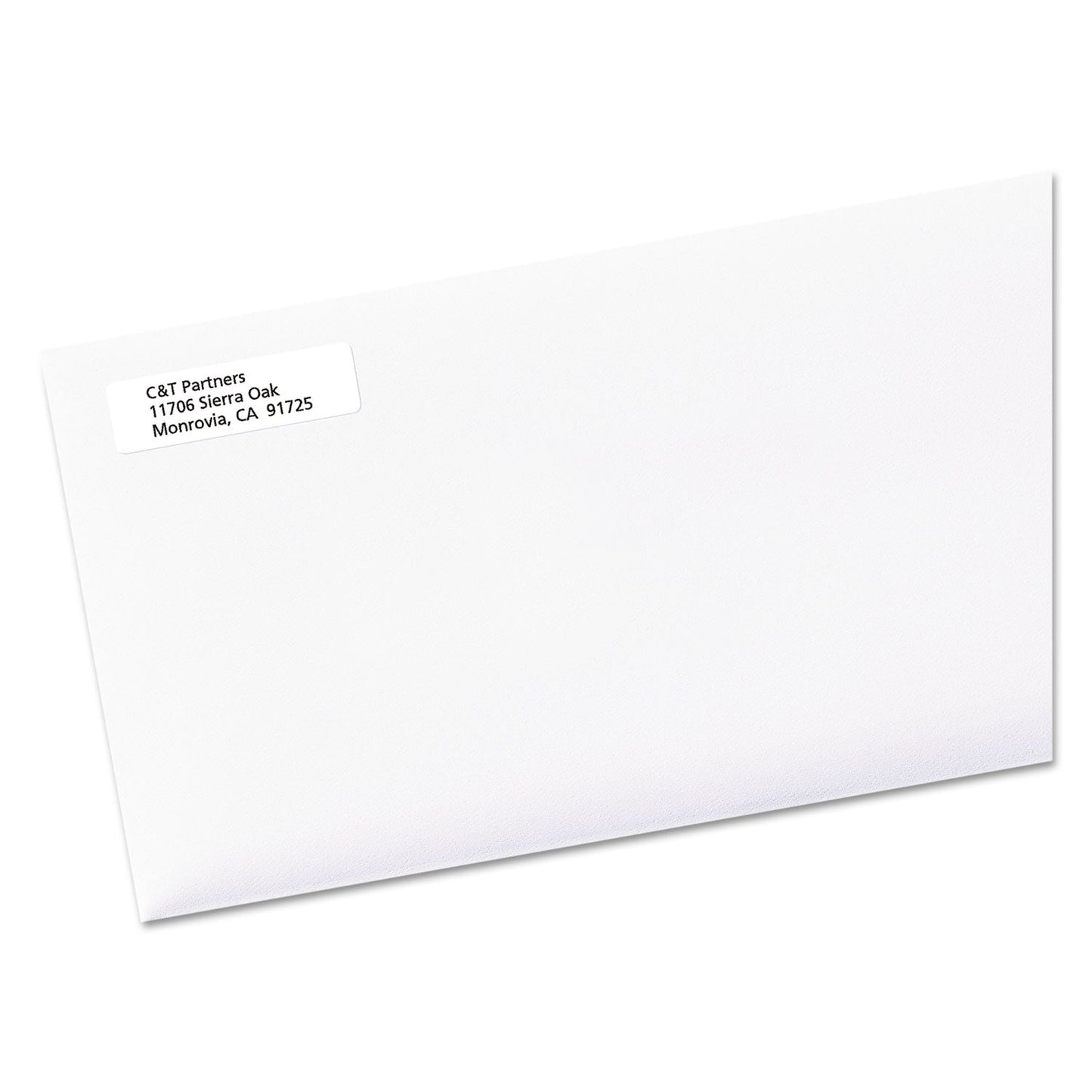 Avery White Address Labels w/ Sure Feed Technology for Laser Printers, Laser Printers, 0.5 x 1.75, White, 80/Sheet, 250 Sheets/Box