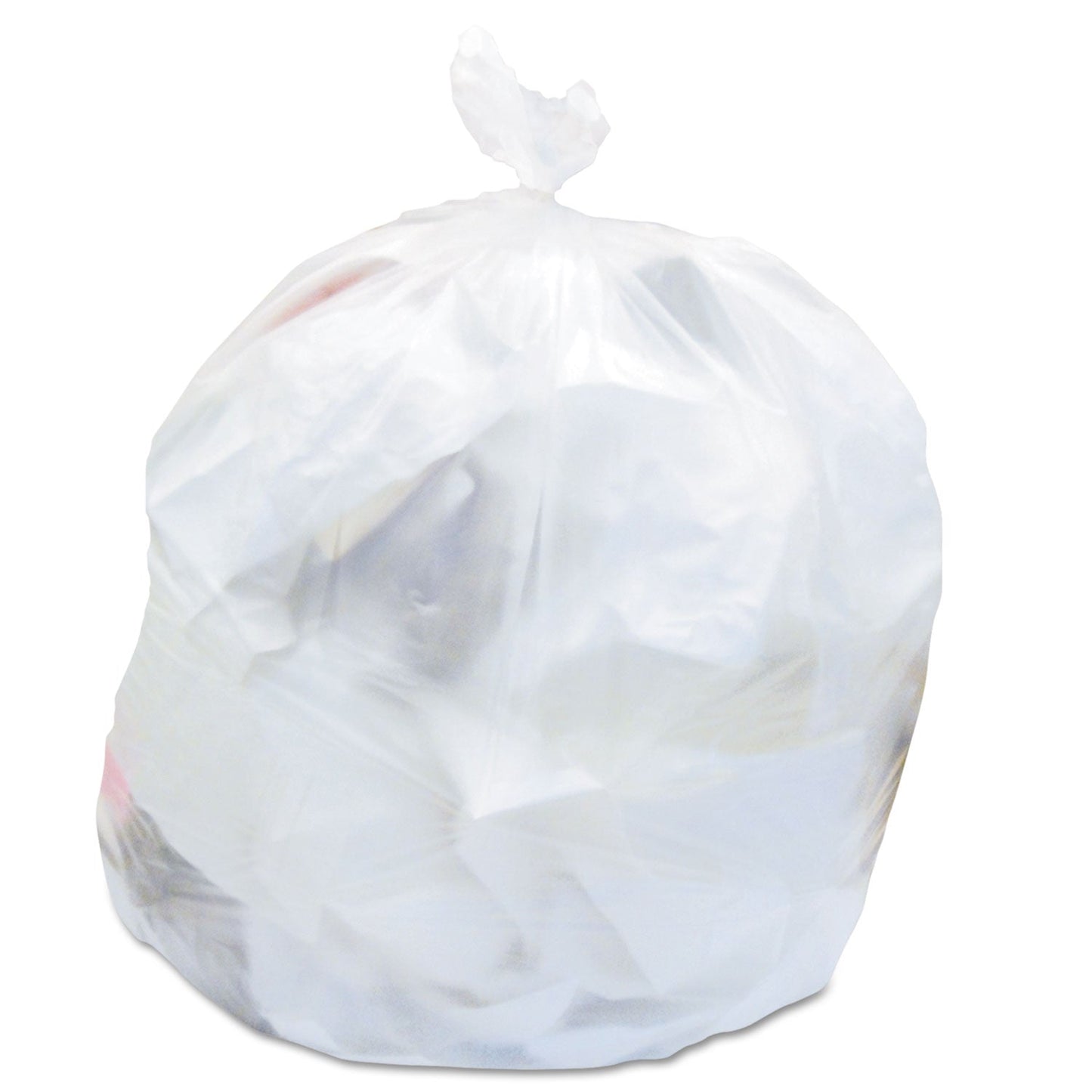 Heritage High-Density Waste Can Liners, 10 gal, 6 microns, 24" x 24", Natural, 1,000/Carton