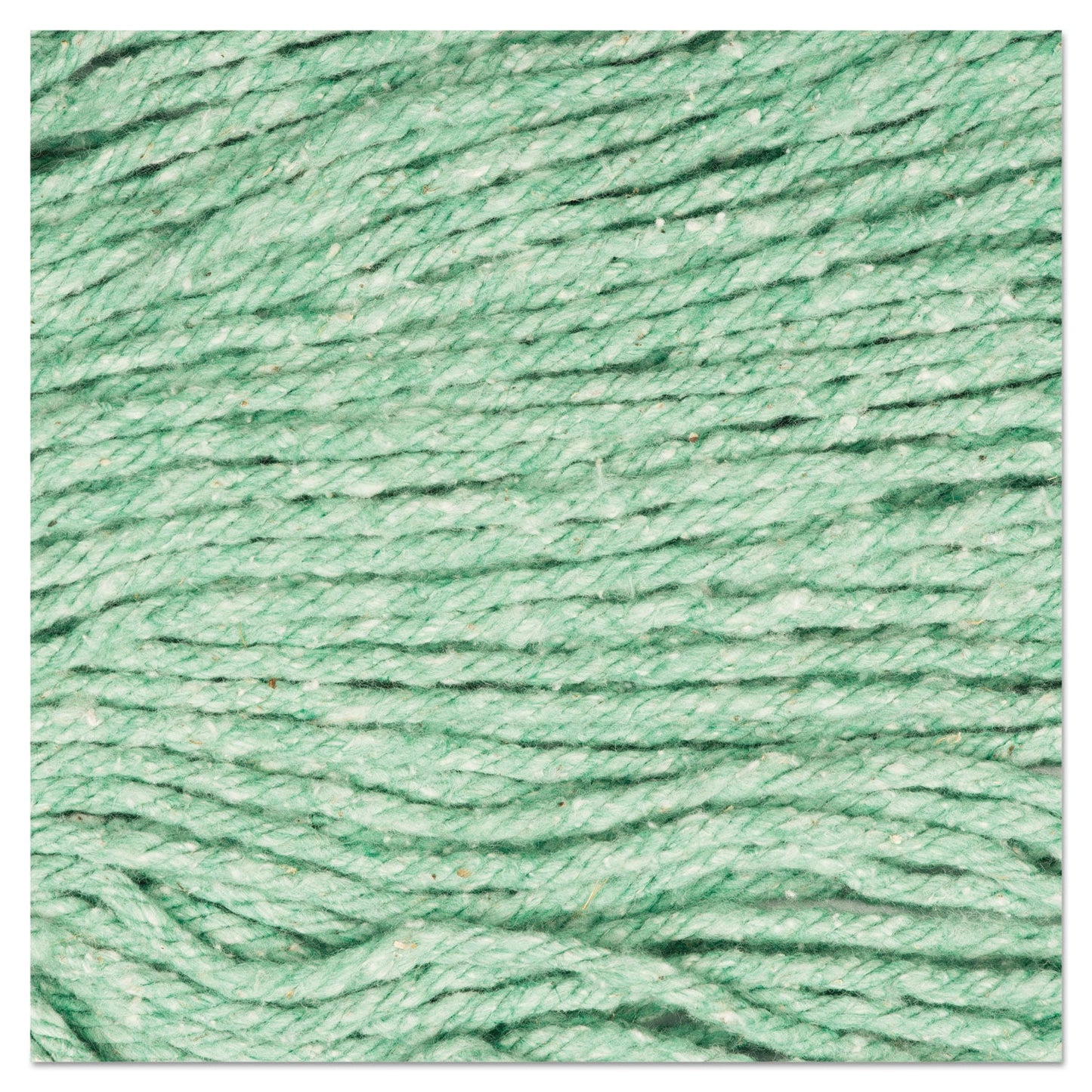 Boardwalk Super Loop Wet Mop Head, Cotton/Synthetic Fiber, 5" Headband, Medium Size, Green, 12/Carton