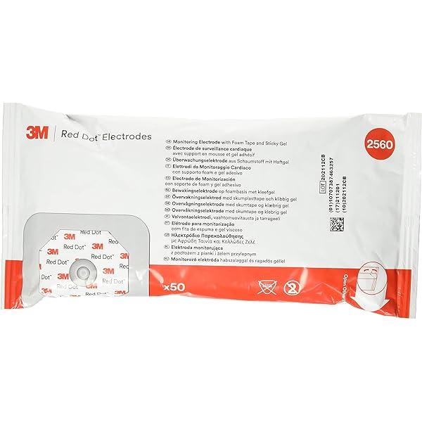 3M Red Dot Monitoring Electrodes with Tape and Gel (500 Count/Case)