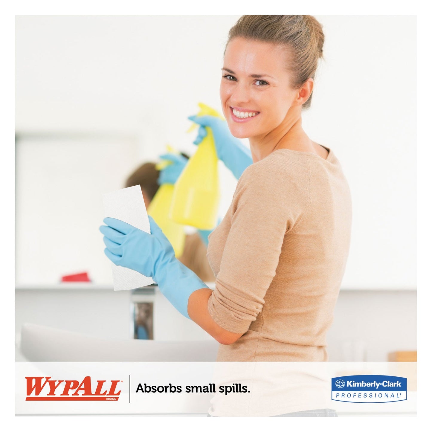 WypAll L10 Towels POP-UP Box, 1-Ply, 12 x 10.25, White, 125/Box, 18 Boxes/Carton