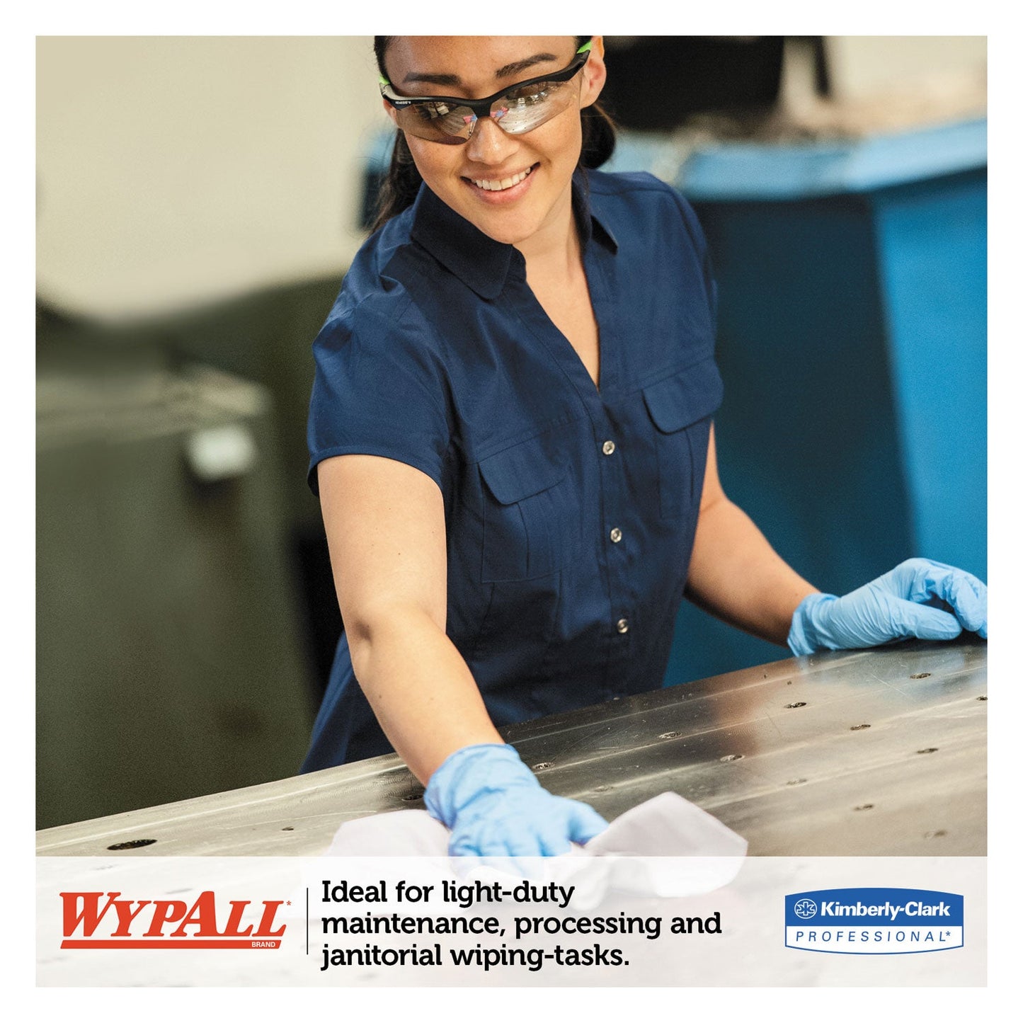 WypAll L30 Towels, POP-UP Box, 16.4 x 9.8, White, 100/Box, 8 Boxes/Carton