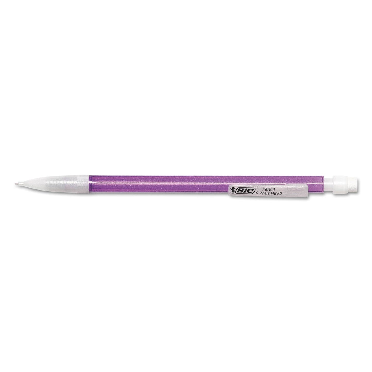 BIC Xtra-Sparkle Mechanical Pencil Value Pack, 0.7 mm, HB (#2.5), Black Lead, Assorted Barrel Colors, 24/Pack