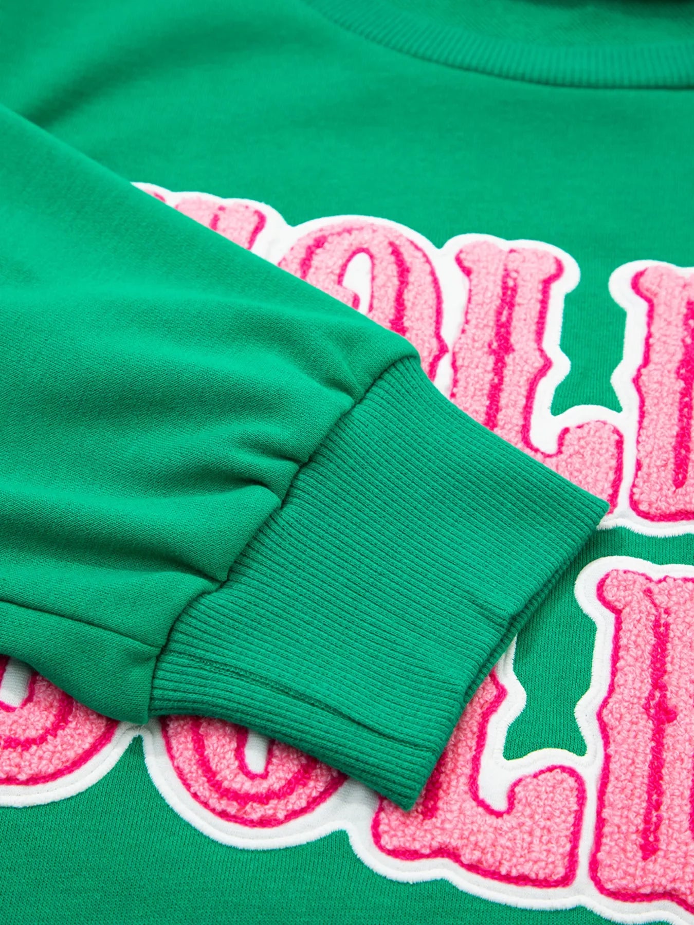 HOLLY JOLLY Towel Embroidered Christmas Holiday Sweatshirt
