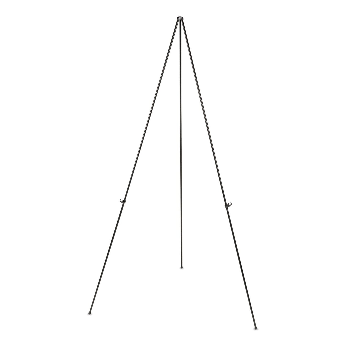 Universal Instant Setup Foldaway Easel, Adjusts 15" to 61" High, Steel, Black