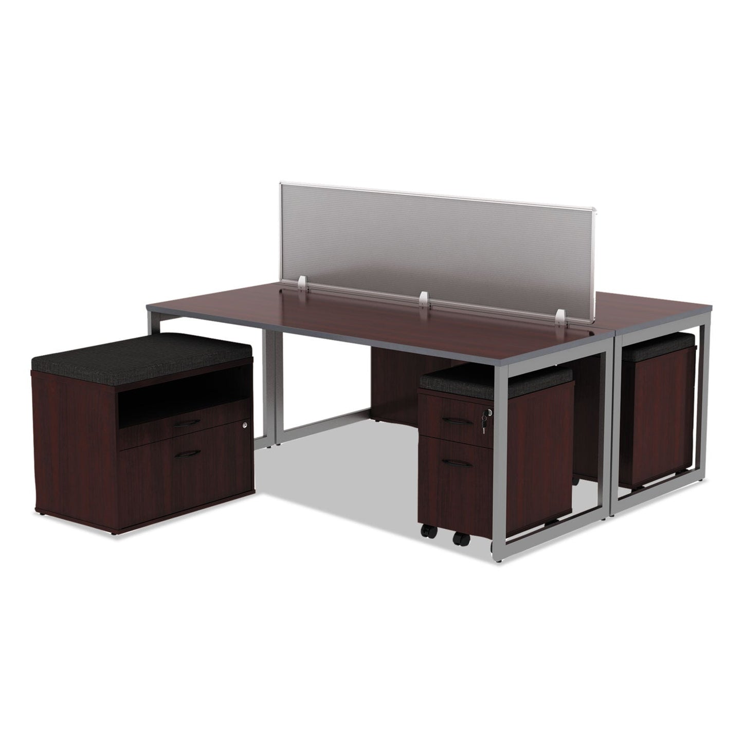 Alera Reversible Laminate Table Top, Rectangular, 71.5 x 29.5, Medium Cherry/Mahogany