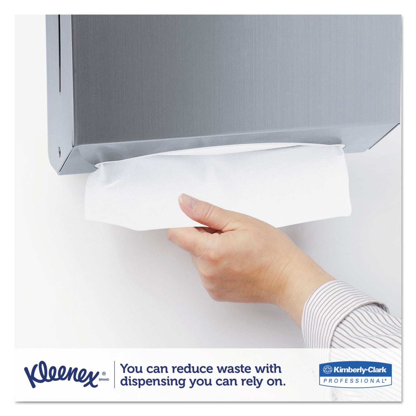 Kleenex Premiere Folded Towels, 7.8 x 12.4, White, 120/Pack, 25 Packs/Carton