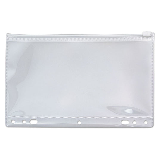 Angler's Zip-All Ring Binder Pocket, 6 x 9.5, Clear