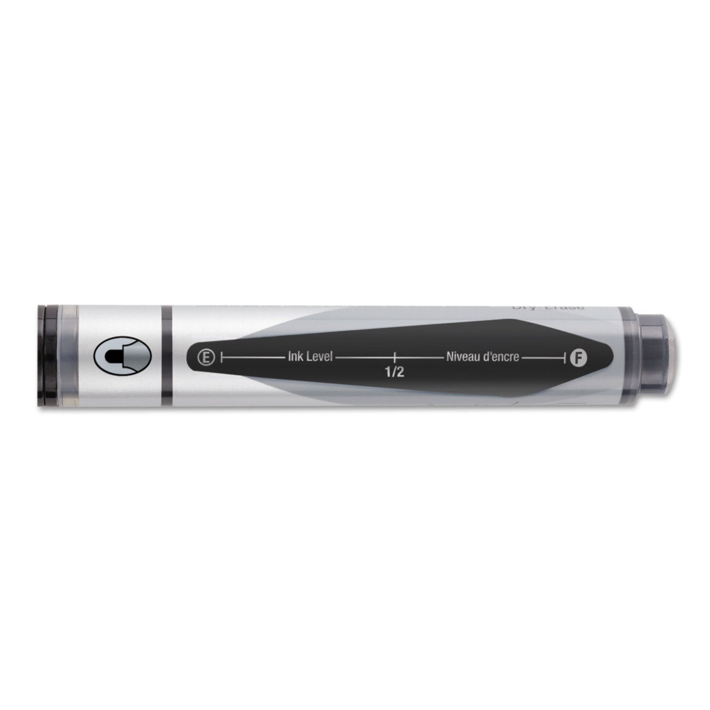 Quartet Premium Glass Board Dry Erase Marker, Broad Bullet Tip, Black, Dozen