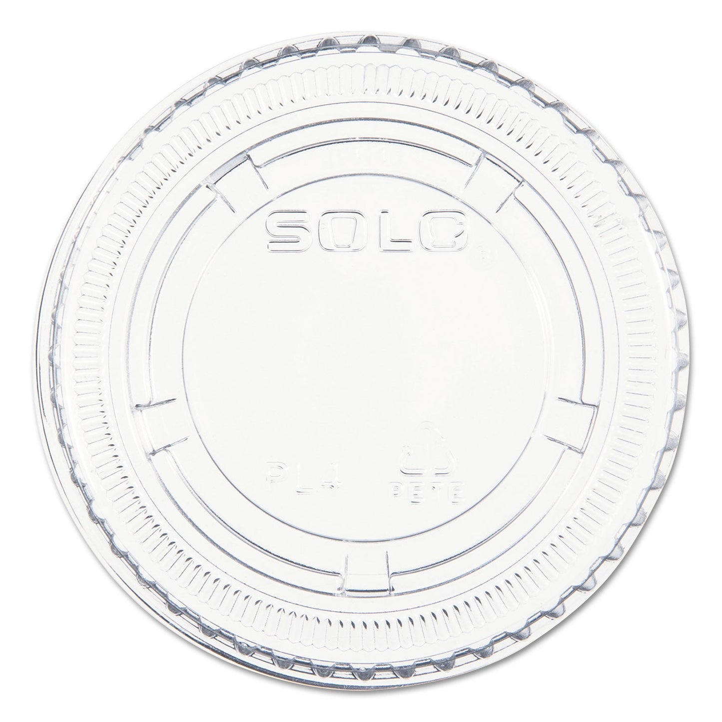 Dart Portion/Souffle Cup Lids, Fits 3.25 oz to 9 oz Cups, Clear, 125/Pack, 20 Packs/Carton
